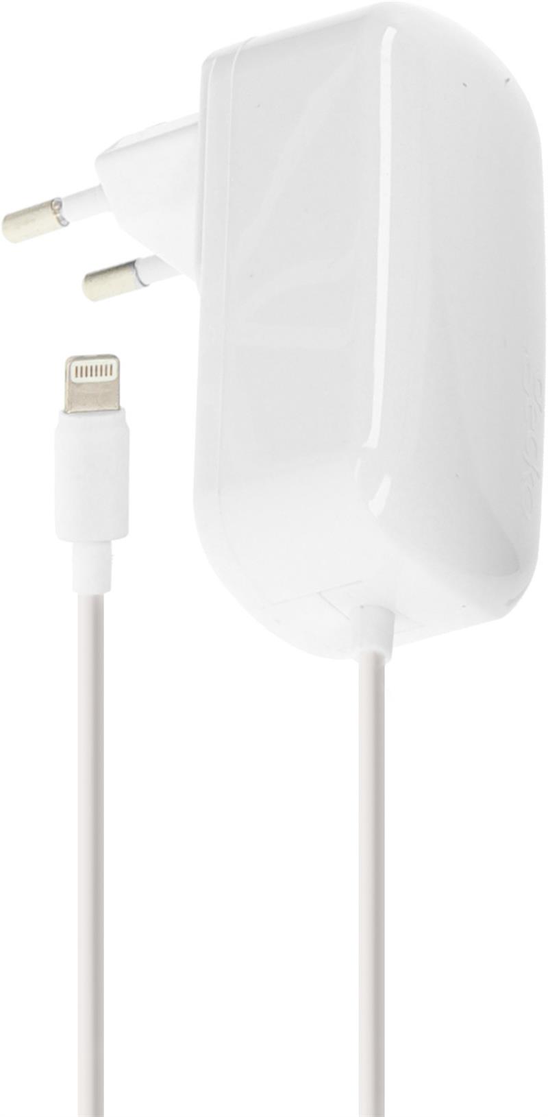 Gecko Travel Charger Apple Lightning 2 1A White