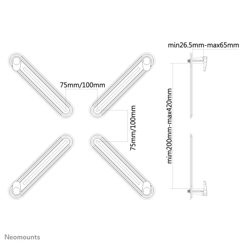 Neomounts vesa adapter