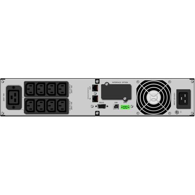 NEXT UPS Systems Mantis II 2000 RT2U NETPACK Line-interactive 2000 VA 1800 W 8 AC-uitgang en 