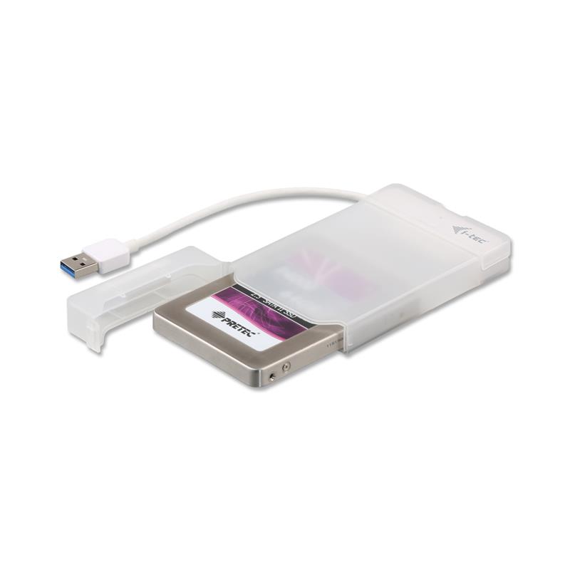 i-tec MYSAFEU314 behuizing voor opslagstations 2.5"" HDD-/SSD-behuizing Wit
