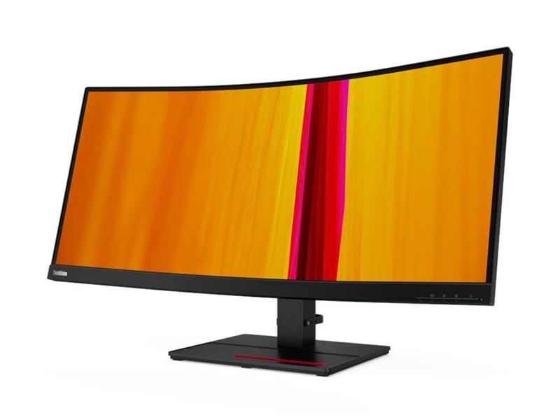 Lenovo ThinkVision T34w-20 86,4 cm (34"") 3440 x 1440 Pixels UltraWide Quad HD LCD Zwart