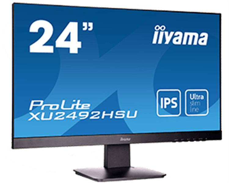 iiyama ProLite XU2492HSU LED display 60,5 cm (23.8"") 1920 x 1080 Pixels Full HD Flat Mat Zwart