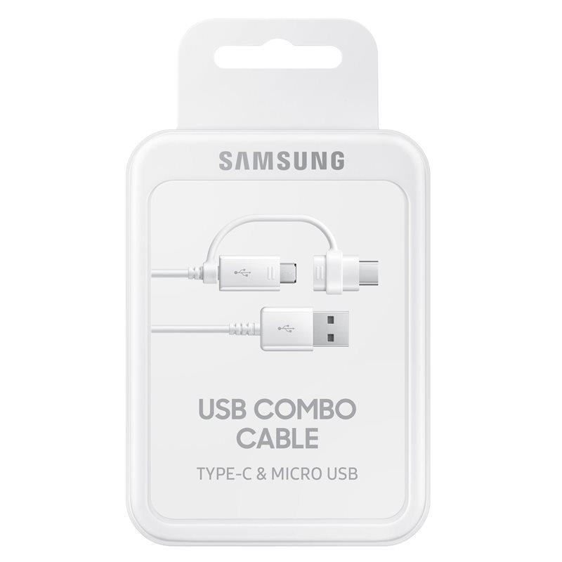 Samsung EP-DG930 USB-kabel 1,5 m USB 2.0 USB A USB C/Micro-USB B Wit