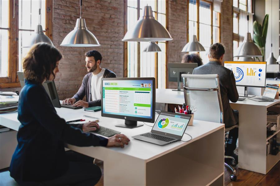 HP EliteDisplay E230t touch screen-monitor 58,4 cm (23"") 1920 x 1080 Pixels Zwart, Zilver Multi-touch Tafel
