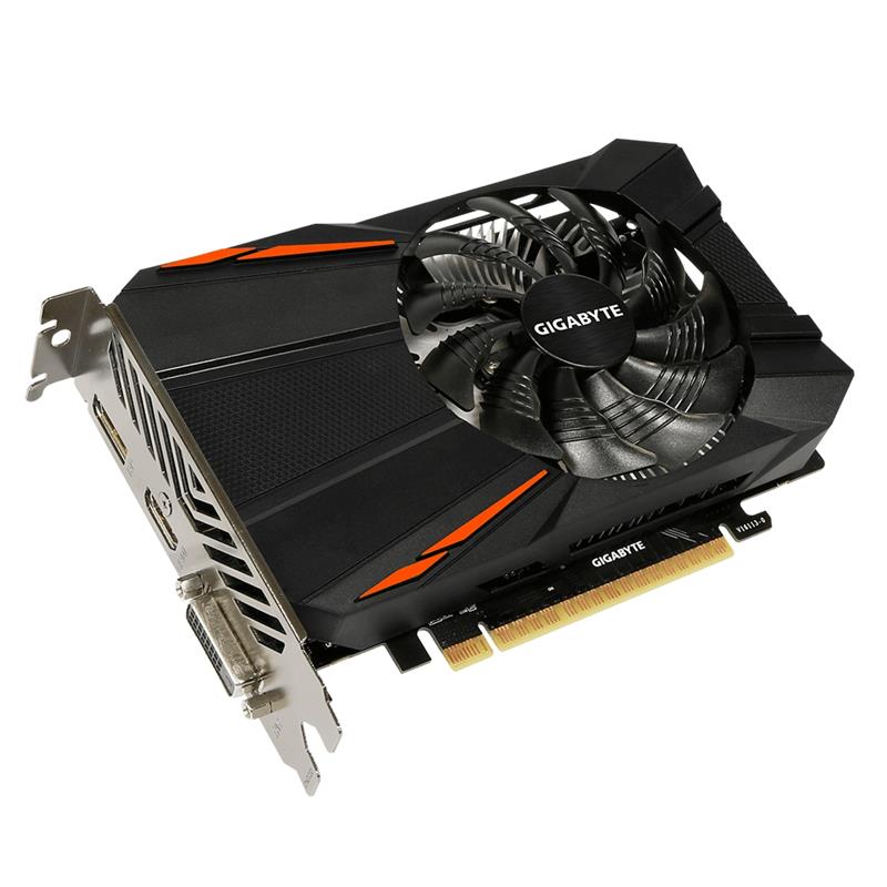 Gigabyte GV-N1050D5-2GD videokaart NVIDIA GeForce GTX 1050 2 GB GDDR5