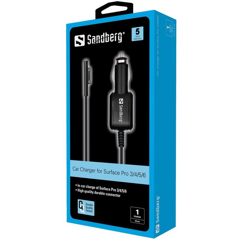 Sandberg Car Charger Surface Pro 3-7