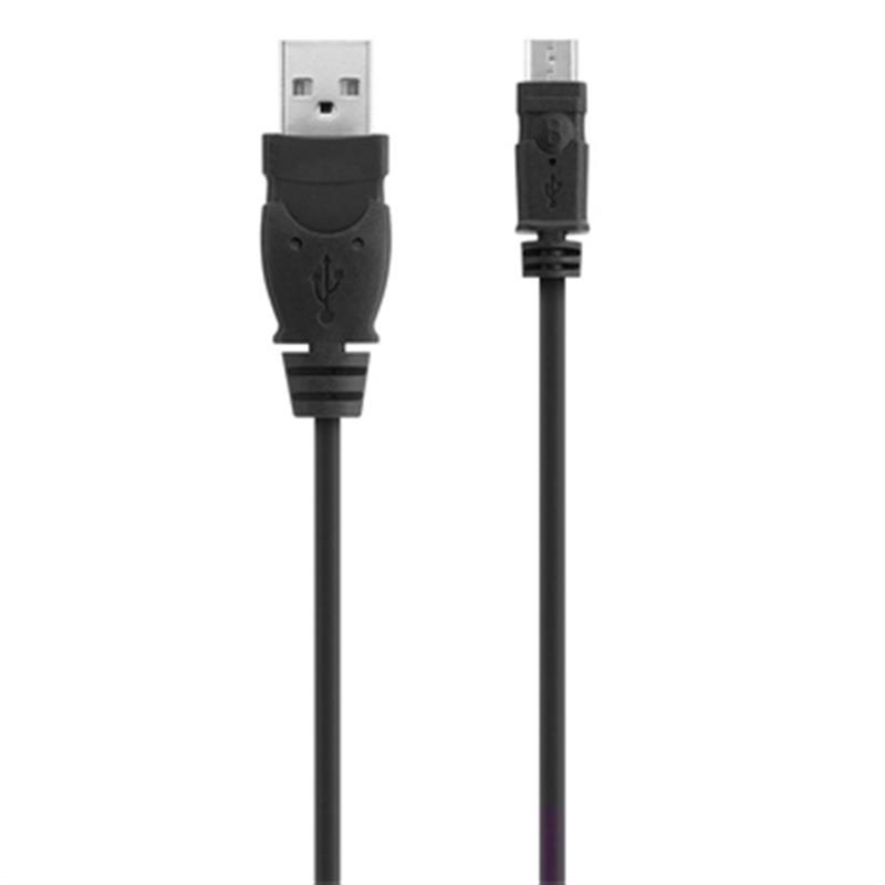 Belkin USB A/Micro USB B, 0.9m USB-kabel 0,9 m USB 2.0 Micro-USB B Zwart