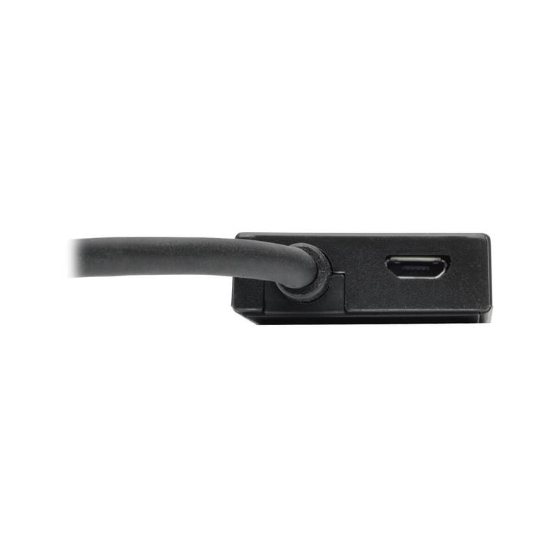 Tripp Lite U360-004-SLIM interface hub USB 3.2 Gen 1 (3.1 Gen 1) Type-A 5000 Mbit/s Zwart