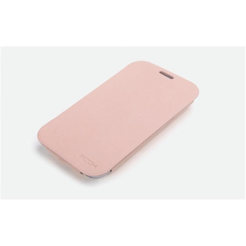 Rock Texture Side Flip Case Samsung Galaxy Note II N7100 Pink