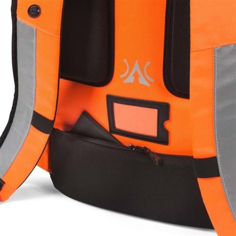 Dicota Hi-Vis rugzak Oranje Polyethyleentereftalaat PET Thermoplastic polyurethaan TPU 