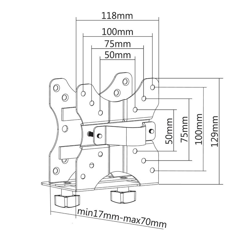 Neomounts nuc/thin client houder