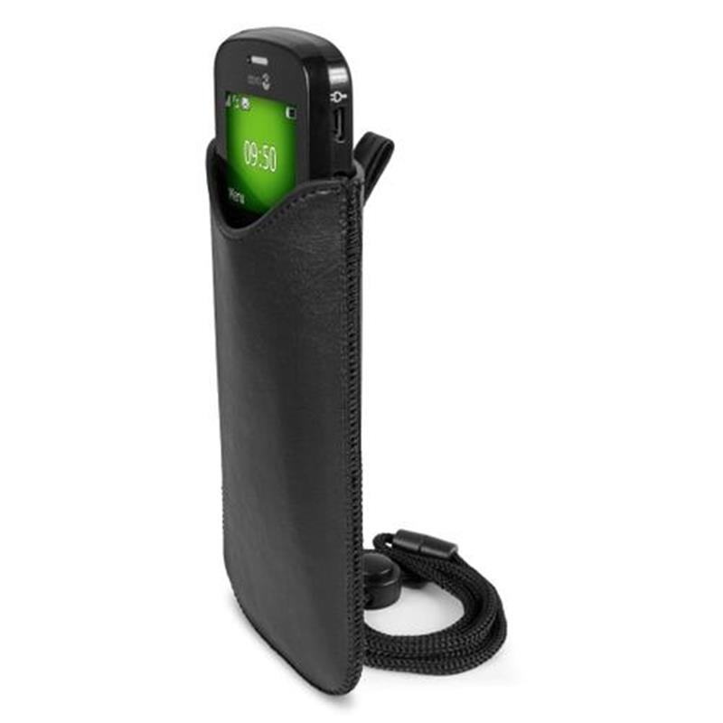 Doro mobiele telefoon behuizingen Buidelzak Zwart