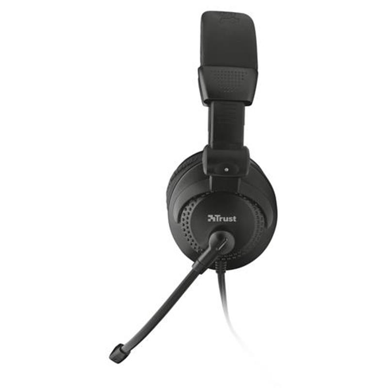 Trust Como Headset Hoofdband Zwart 3,5mm-connector