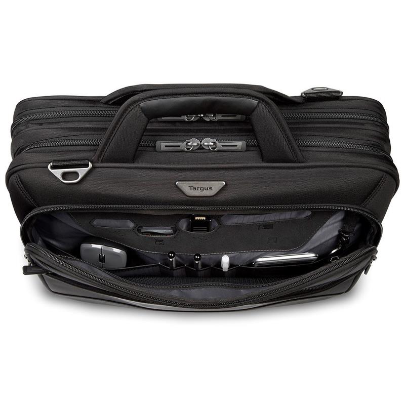 Targus Mobile VIP notebooktas 39,6 cm (15.6"") Documententas Zwart