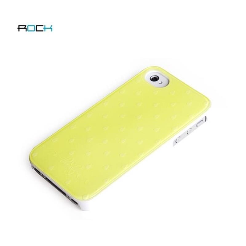 Rock Cover Pure Dew Apple iPhone 4 4S Yellow