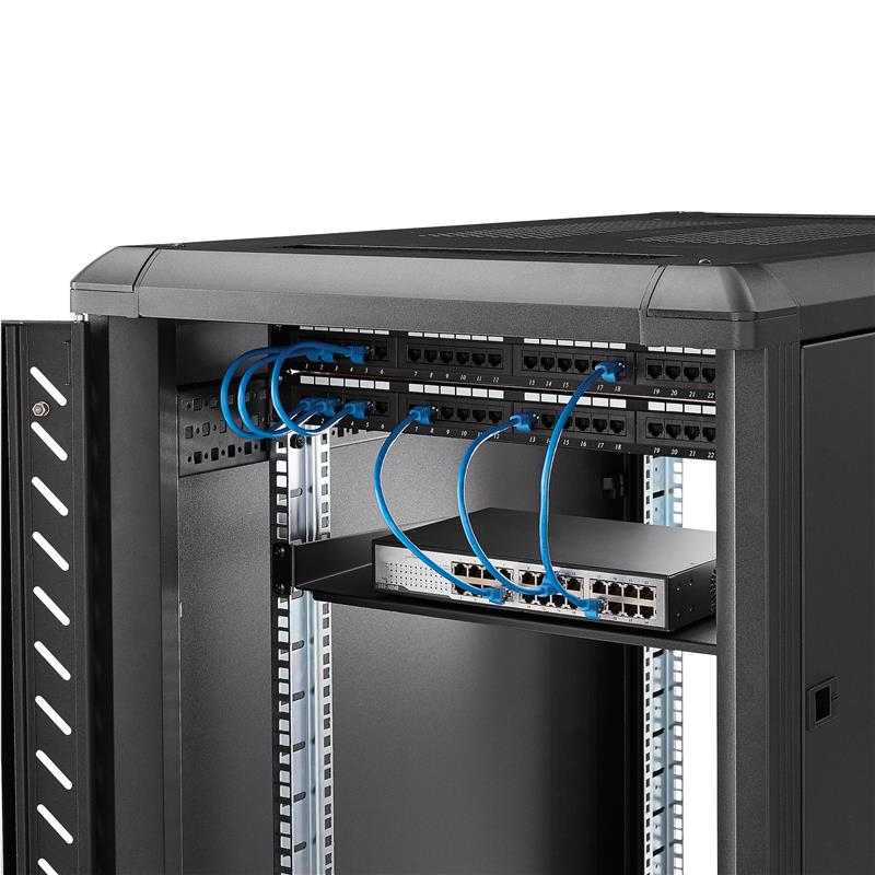 StarTech.com 1U rack schap voor serverkast 10""/25,4 cm diep