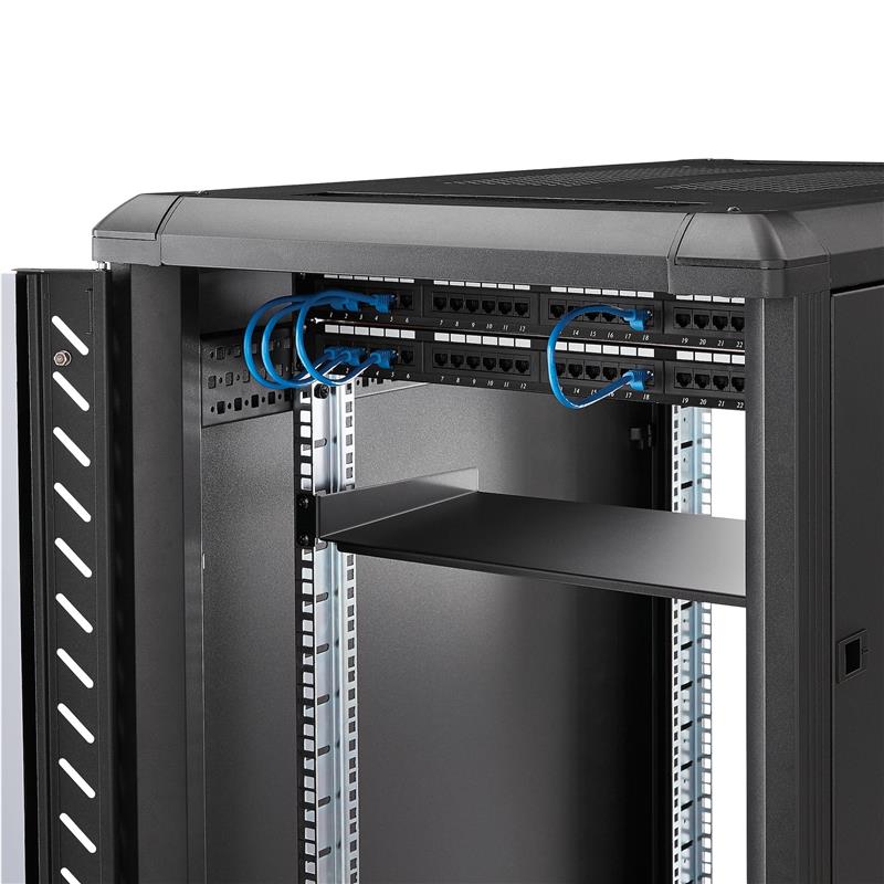 StarTech.com 1U rack schap voor serverkast 10""/25,4 cm diep