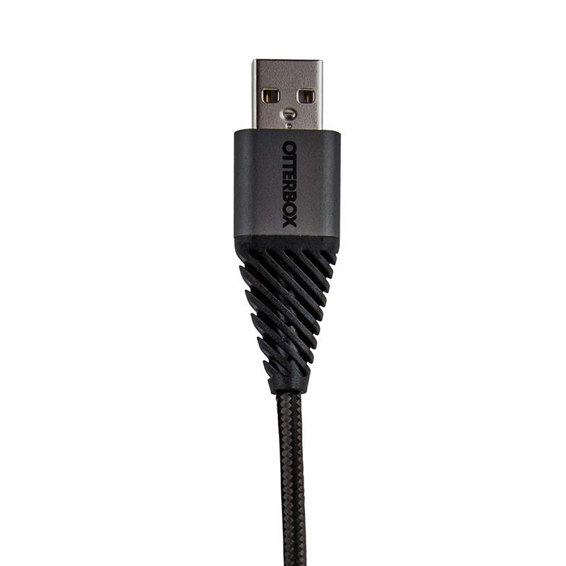 OtterBox Nylon Braided Charge Sync Cable Micro USB 2m Black