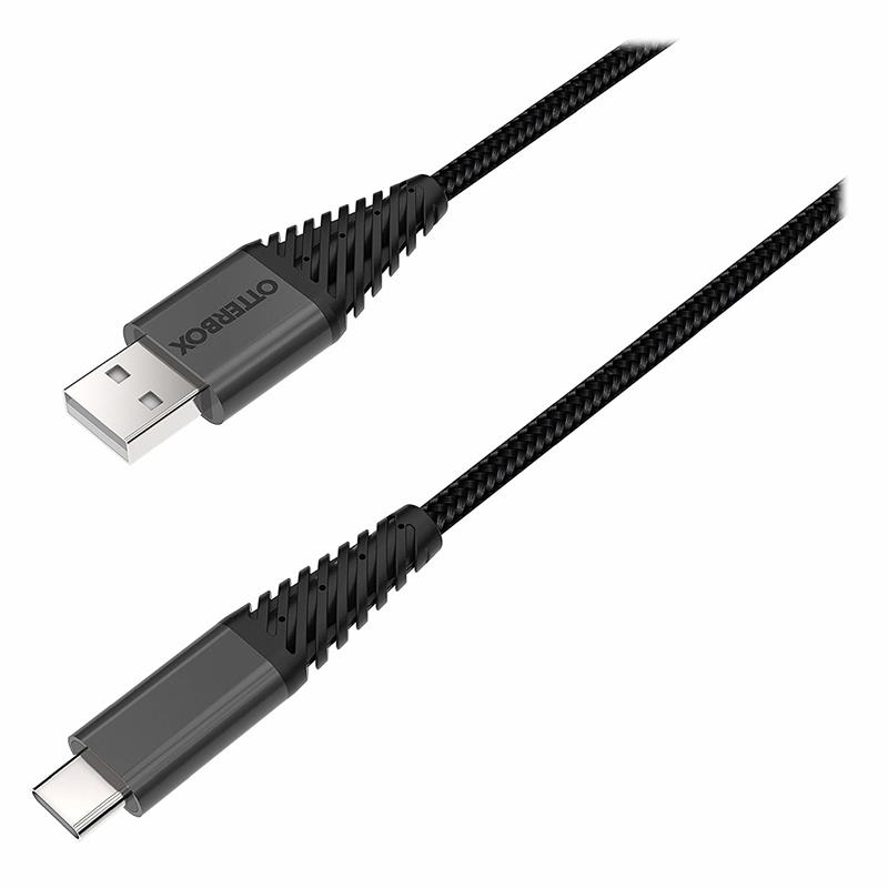 OtterBox Nylon Braided Charge Sync Cable Micro USB 2m Black