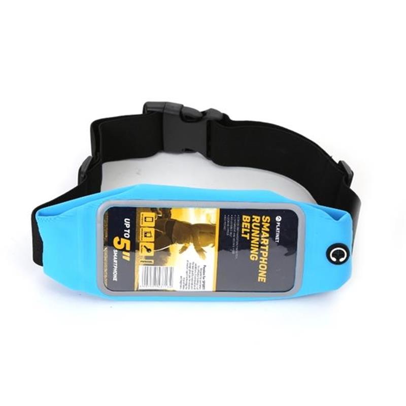 PLATINET WAIST BAG WITH SMARPTHONE WINDOW BLUE