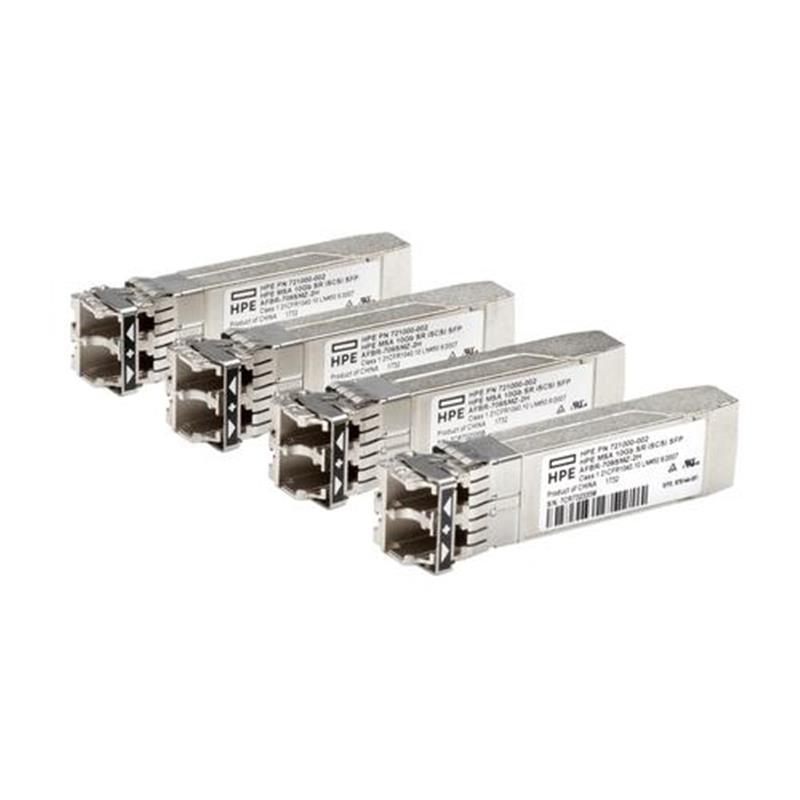 HPE MSA 10Gb SR iSCSI SFP 4pk XCVR