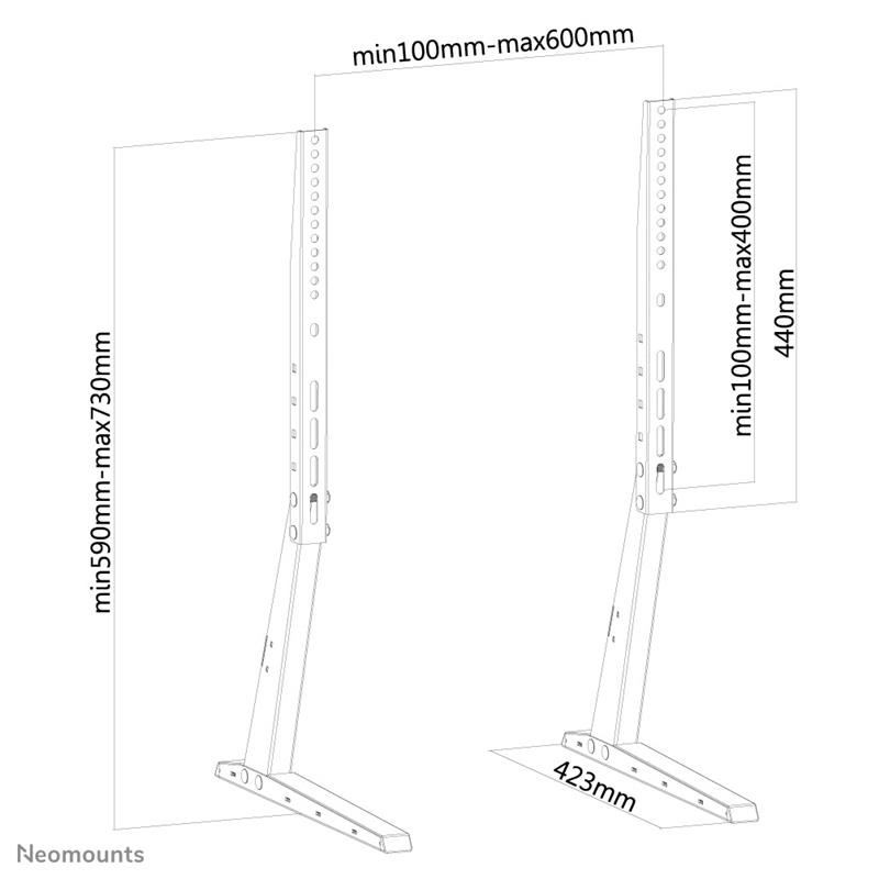 Neomounts monitor stand