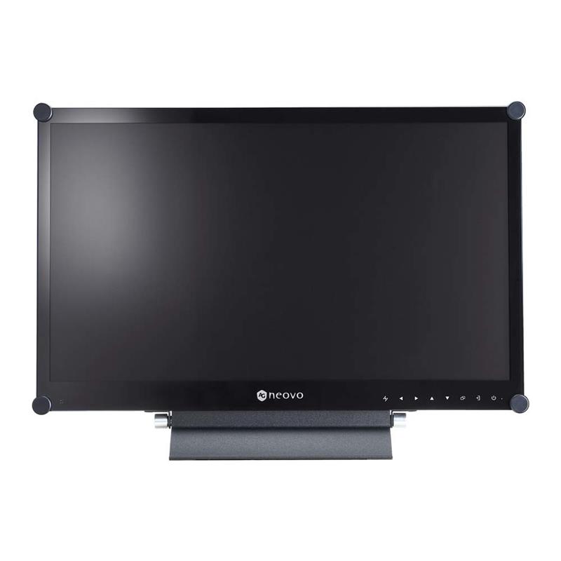 Neovo X-24E Black Eco-smart LCD Monitor 24 6 inch LED 1080p FullHD 300cd m2 3ms 170 160 ° Black