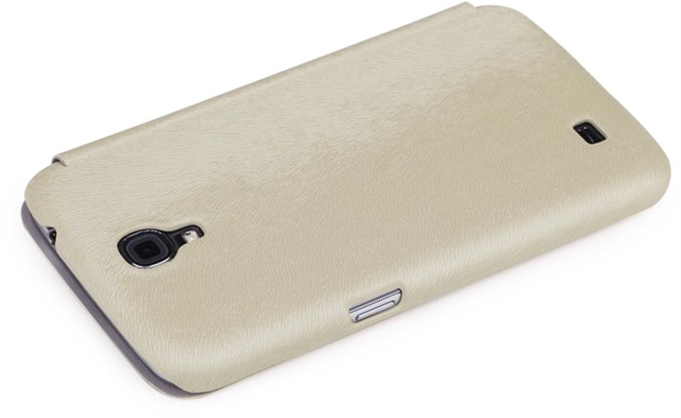 Rock Big City Leather Side Flip Case Samsung Galaxy Mega 6 3 I9200 Cream