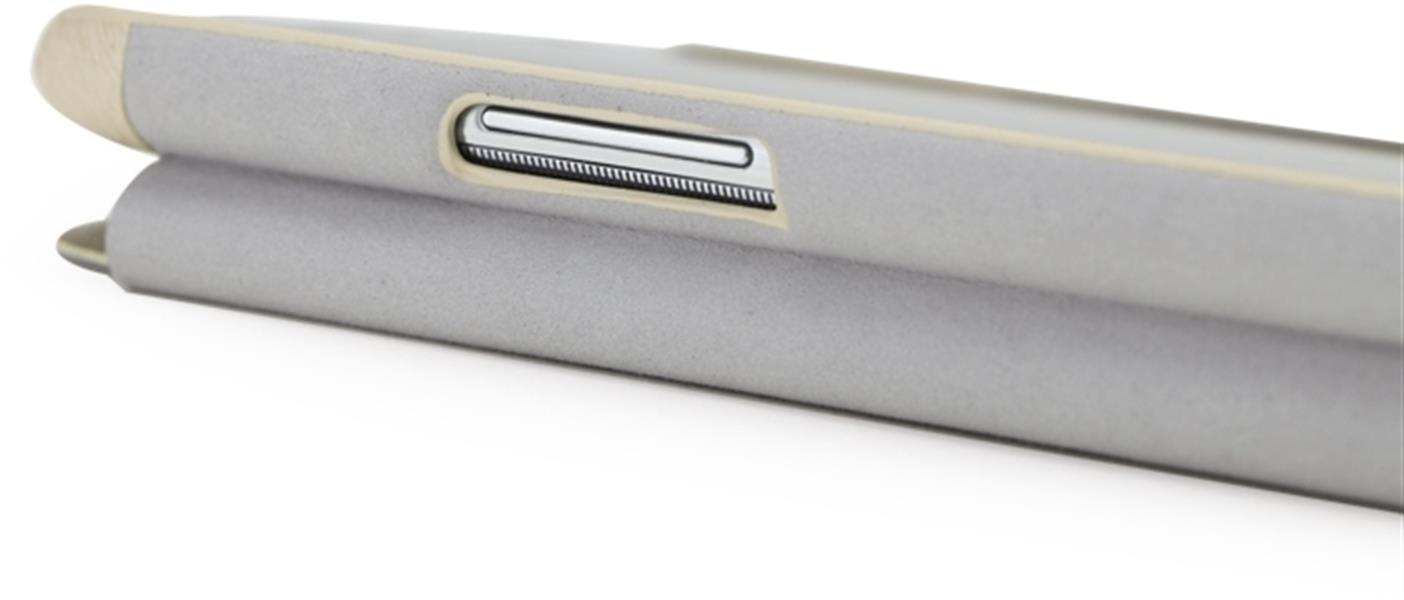 Rock Big City Leather Side Flip Case Samsung Galaxy Mega 6 3 I9200 Cream
