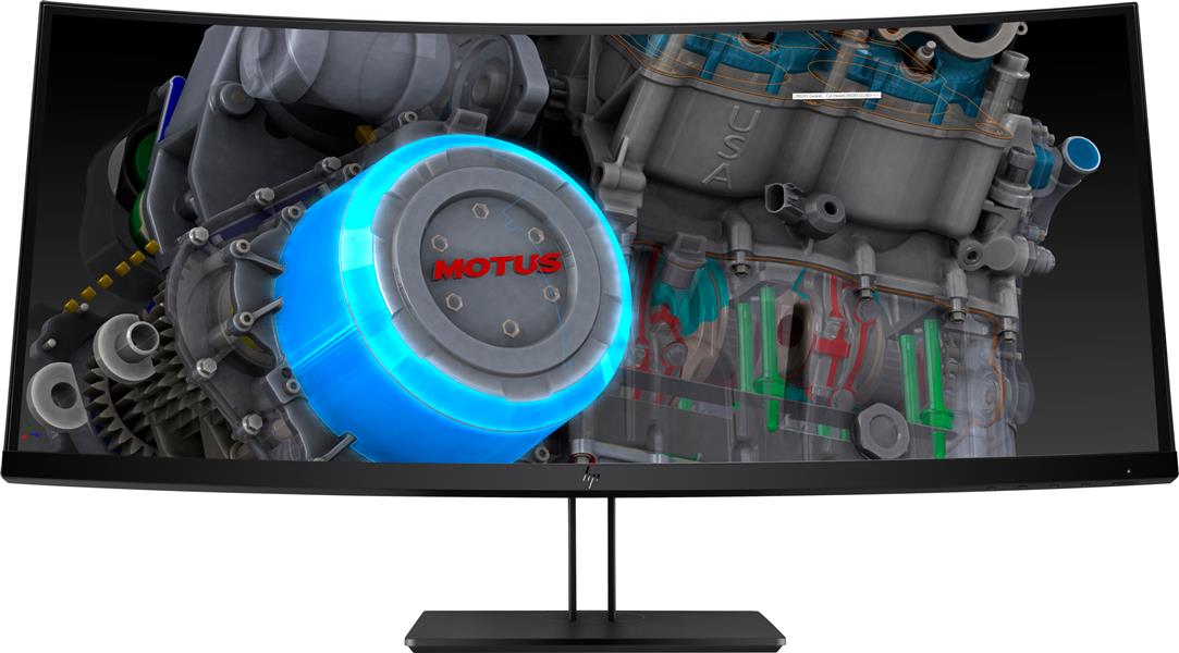 HP Z38c LED display 95,2 cm (37.5"") 3840 x 1600 Pixels Ultra-Wide Quad HD+ Gebogen Zwart