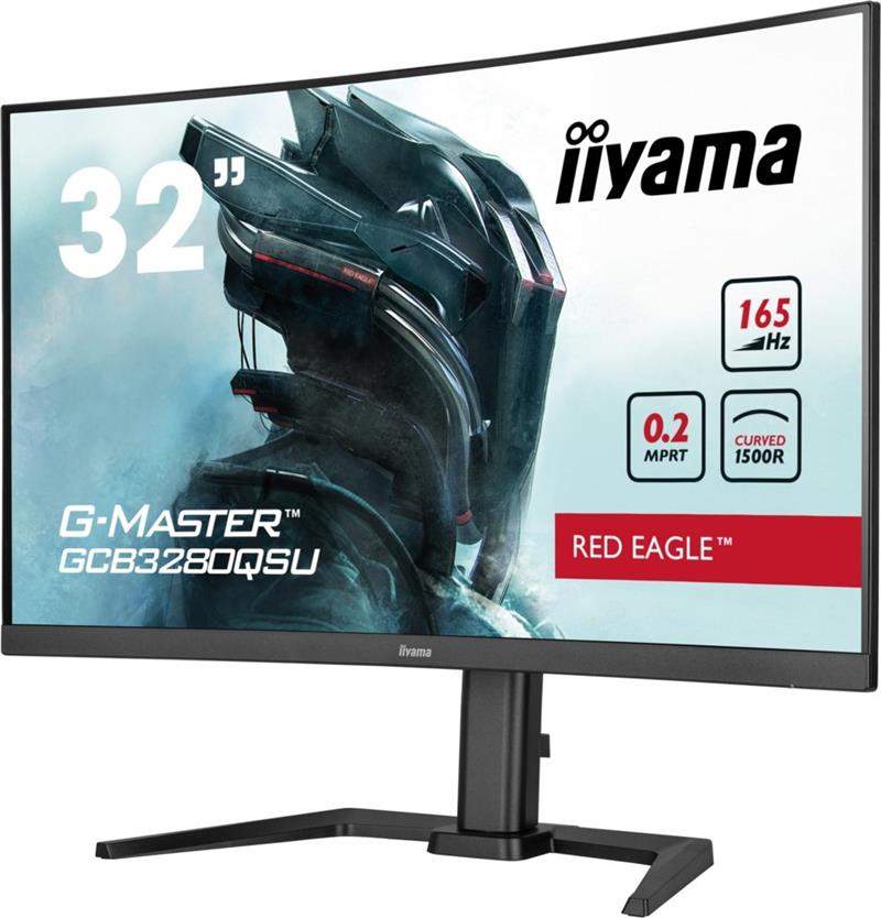 iiyama G-MASTER GCB3280QSU-B1 computer monitor 80 cm (31.5) 2560 x 1440 Pixels LED Zwart OPEN BOX