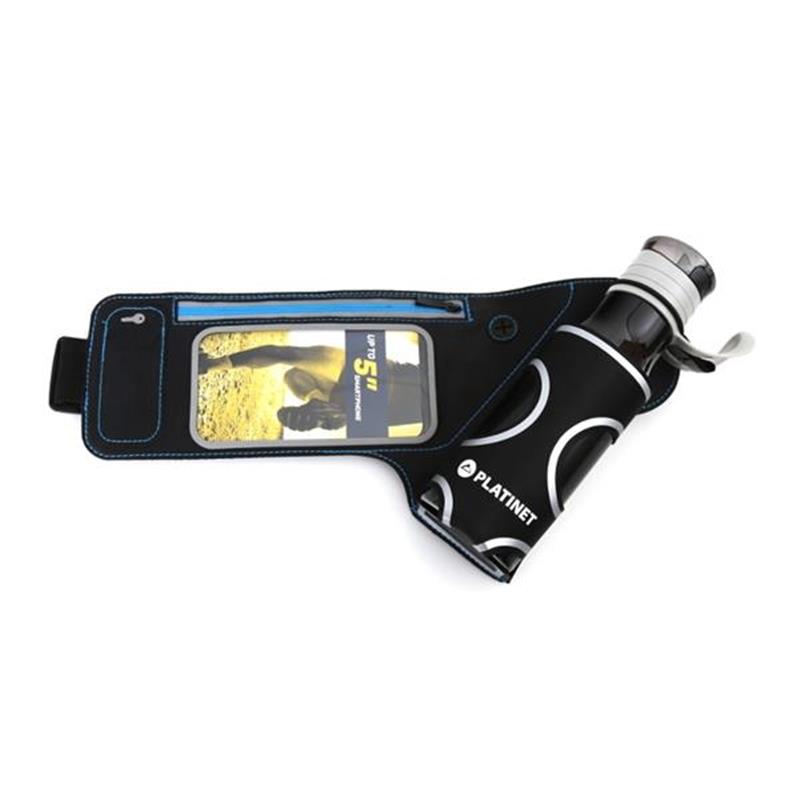 PLATINET WAIST BAG WITH SMARPTHONE WINDOW AND WATER BOTTLE