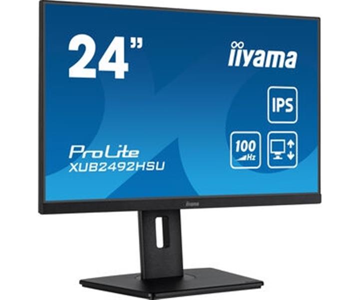 iiyama XUB2492HSU-B6 computer monitor 60,5 cm (23.8"") 1920 x 1080 Pixels Full HD LED Zwart