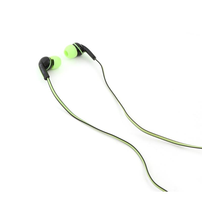 PLATINET IN-EAR EARPHONES MIC SPORT PM1031 GREEN 42943