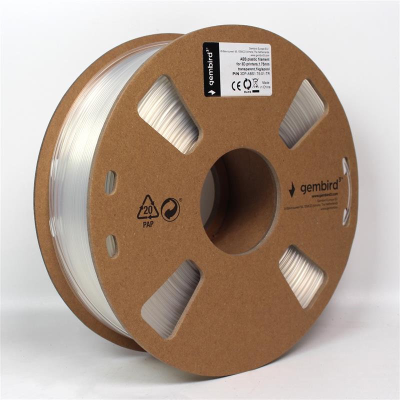ABS Filament Transparant 1 75 mm 1 kg