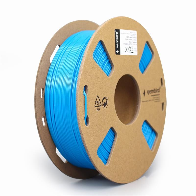 PETG plastic filament voor 3D printers 1 75 mm diameter blauw