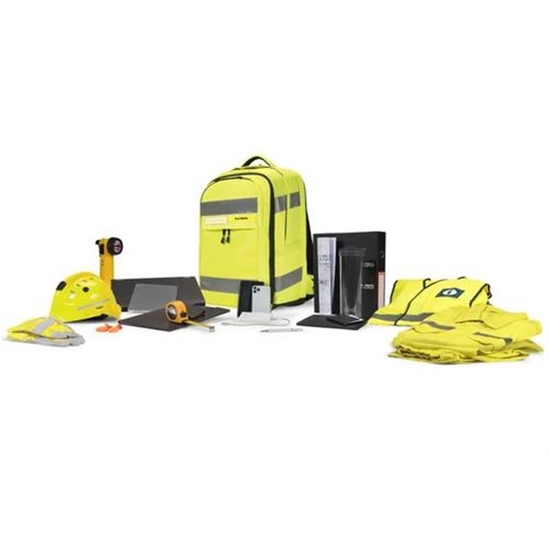 Dicota Hi-Vis rugzak Geel Polyethyleentereftalaat PET Thermoplastic polyurethaan TPU 