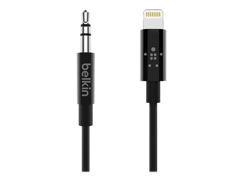 Belkin AV10172BT03-BLK audio kabel 0,9 m 3.5mm Zwart