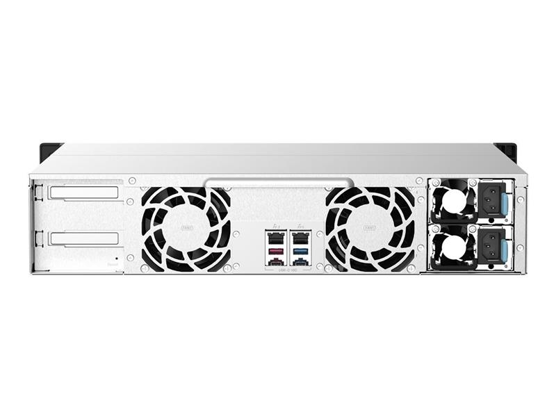 QNAP TS-1273AU-RP-8G data-opslag-server NAS Rack (2U) Ethernet LAN Aluminium, Zwart V1500B