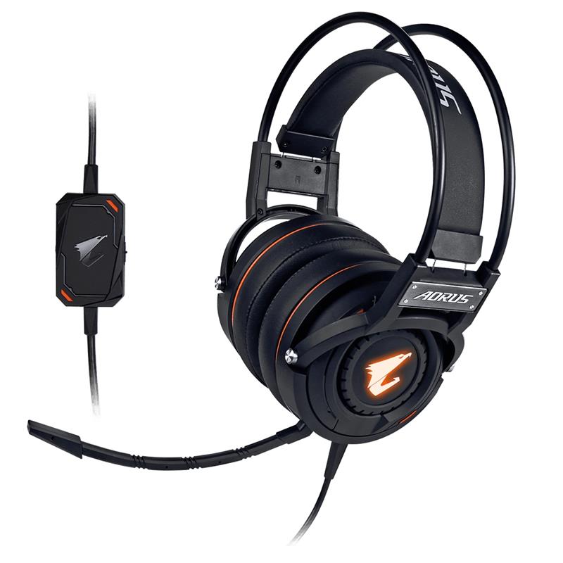 Gigabyte AORUS H5 Headset Hoofdband Zwart