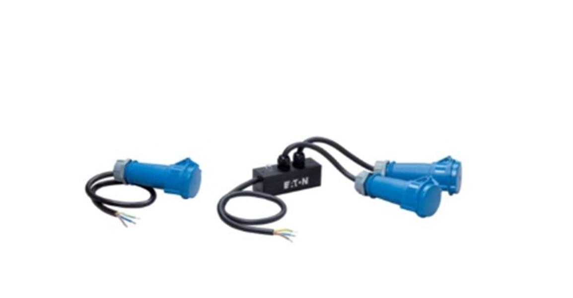 Eaton CBLOUT10X2 electriciteitssnoer Zwart, Blauw IEC 309