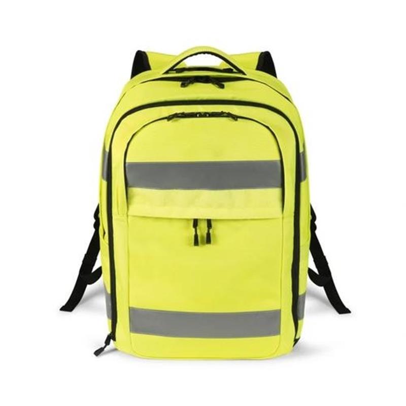 Dicota Hi-Vis rugzak Geel Polyethyleentereftalaat PET Thermoplastic polyurethaan TPU 