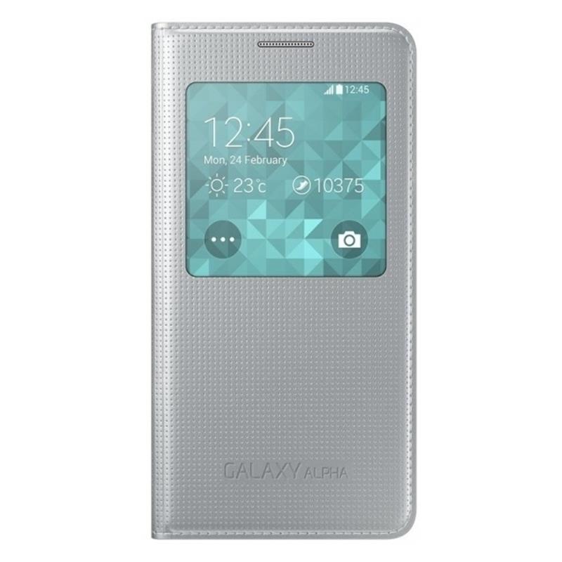  Samsung Smartview Cover Galaxy Alpha Silver