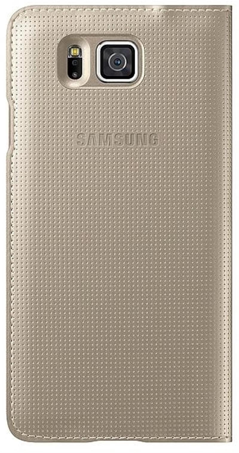  Samsung Flip Cover Galaxy Alpha Gold