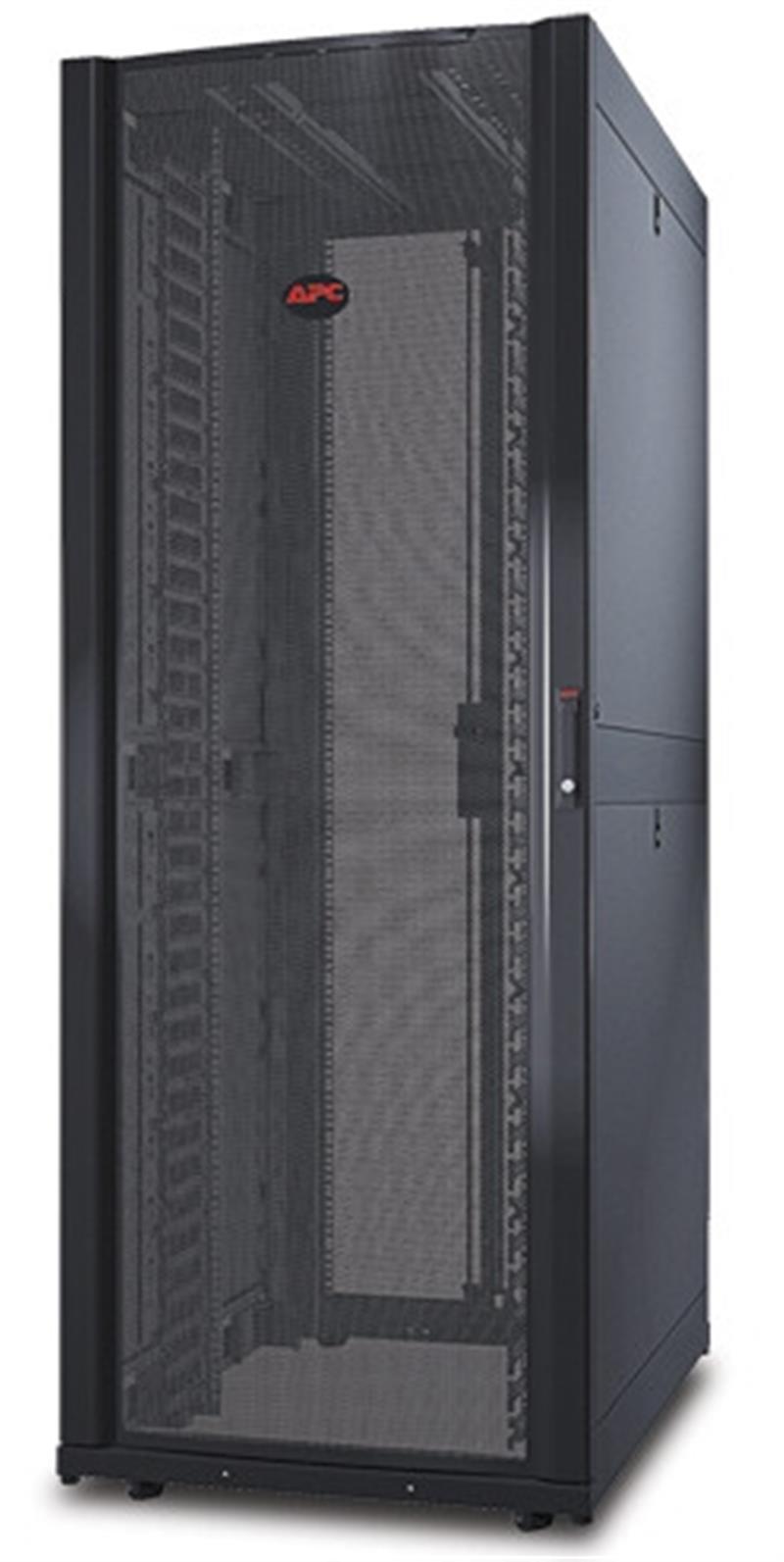 APC NetShelter SX 42U 750mm(b) x 1070mm(d) 19"" IT rack, netwerkbehuizing met zijpanelen, zwart