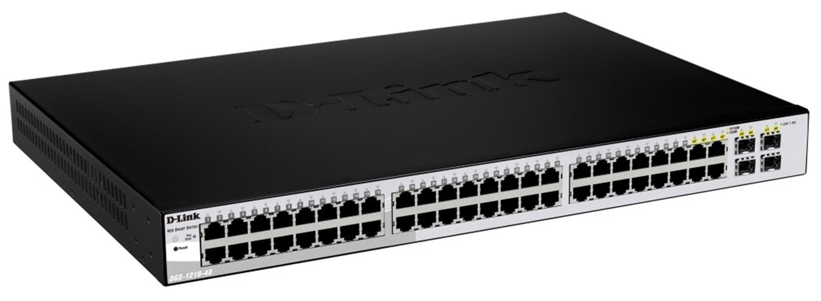 D-Link DGS-1210-48 netwerk-switch Managed L2 Zwart