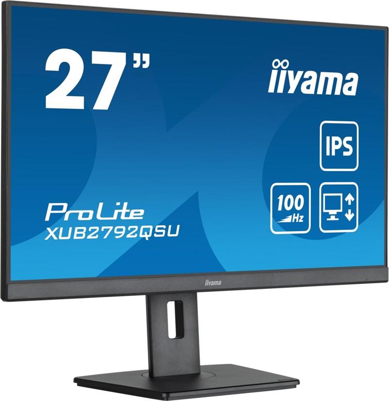 iiyama ProLite computer monitor 68,6 cm (27"") 2560 x 1440 Pixels Full HD LED Zwart