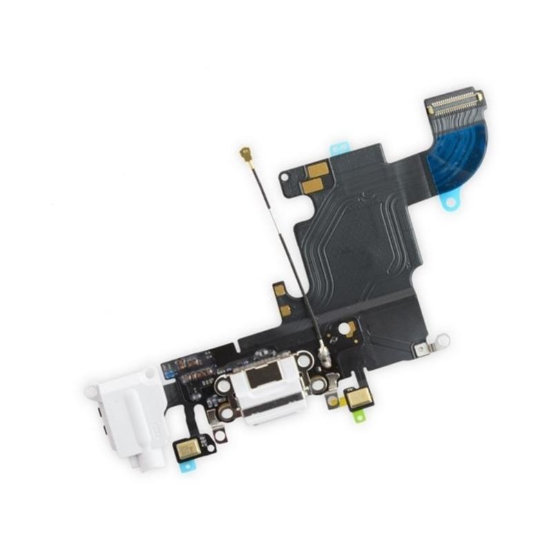 Replacement Charge Data Connector incl Flex Cable for Apple iPhone 6S White OEM