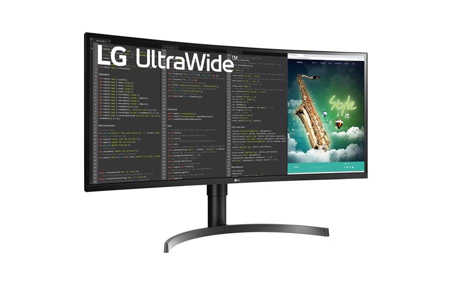 LG 35WN75CP-B LED display 88,9 cm (35"") 3440 x 1440 Pixels UltraWide Quad HD Zwart