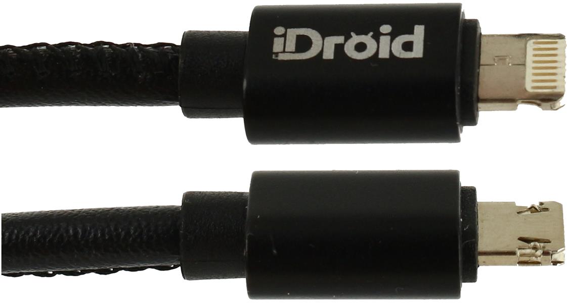 iDroid MAX Universal Charging and Data Cable Black